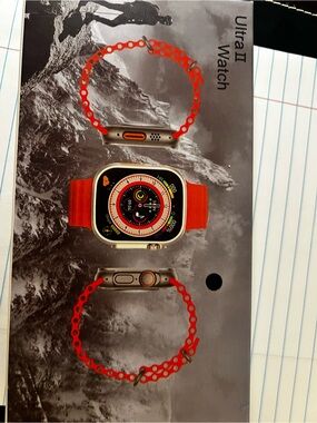 ULTRA  II STYLE SMARTWATCH  NEW - BLACK